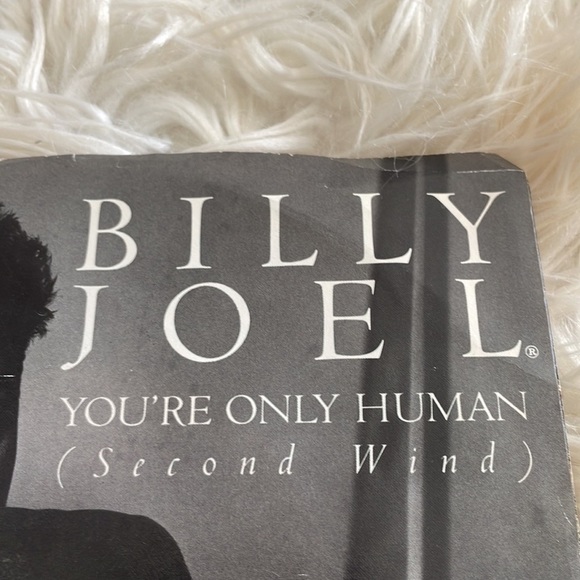 Vtg Billy Joel you’re only human second wind 45 small record in paper sleeve - Picture 8 of 16